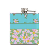 混合ピンクドグロスフローラスキットルをパーソナライズ フラスク (裏面)