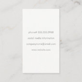 混合フォント(カラフル) 名刺 (裏面)