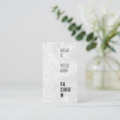 混合フォント | クリエイティブ配置 名刺 (スタンド正面)