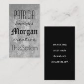 混合フォント/テクスグランジチャ 名刺 (正面/裏面)