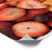 混合フルーツフォト ポスター (角)