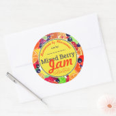 混合フルーツ果実ジャムパイ充填キャニングラベル ラウンドシール (封筒)