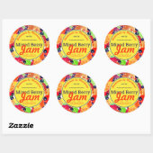 混合フルーツ果実ジャムパイ充填キャニングラベル ラウンドシール (シート)