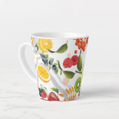 混合フルーツ5 カフェラテマグ (左アングル)