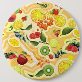 混合フルーツ6 缶バッジ (正面)