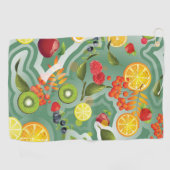 混合フルーツ7 ゴルフタオル (横)