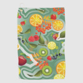 混合フルーツ7 ゴルフタオル (正面)