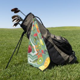 混合フルーツ7 ゴルフタオル