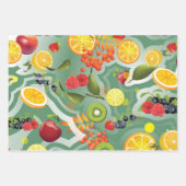 混合フルーツ7 ラッピングペーパーシート (正面3)