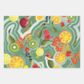 混合フルーツ7 ラッピングペーパーシート (正面2)