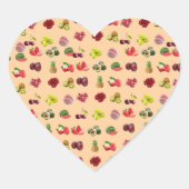 混合フルーツ ハートシール (正面)