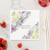 混合フローライエロー結婚ズ紙ナプキンス スタンダードランチョンナプキン (インサイチュ)