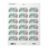 混合フローラ住所 シール (フルシート)