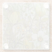 混合フローラ ガラスコースター (裏面)