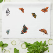 混合ブリティッシュバタフライハンドタオル キッチンタオル (折り畳み)