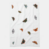 混合ブリティッシュバタフライハンドタオル キッチンタオル (縦)