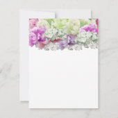 混合ブーケの花模様返信カード 出欠カード (裏面)