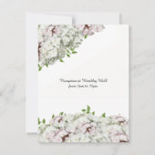 混合ブーケ・オブ・フラワーズ結婚式招待状 招待状 (裏面)