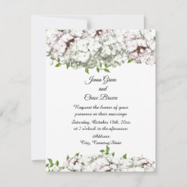 混合ブーケ・オブ・フラワーズ結婚式招待状 招待状