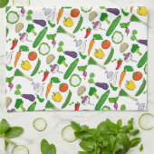 混合ベグ図解入りの、写真付きのパターン キッチンタオル (折り畳み)