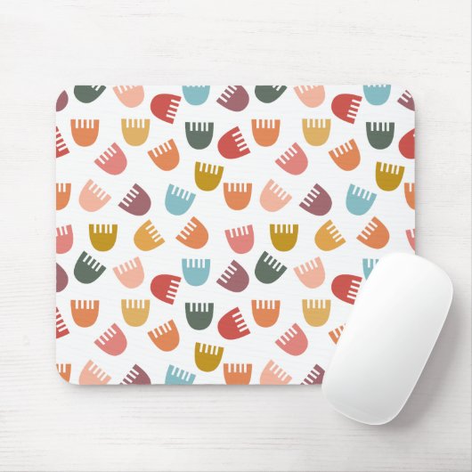 混合ボホ花 マウスパッド (マウス)