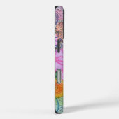 混合メカラフルディア花模様iPhoneケース Case-Mate iPhoneケース (裏面 / 右)