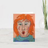 混合メディお洒落ア顔カード 招待状 (正面)