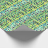 混合メディアのクリスマスの紙 ラッピングペーパー (角)