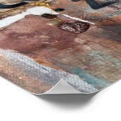 混合メディアのライフは心地よい・ゾーンのプリント終了を開始 ポスター (角)