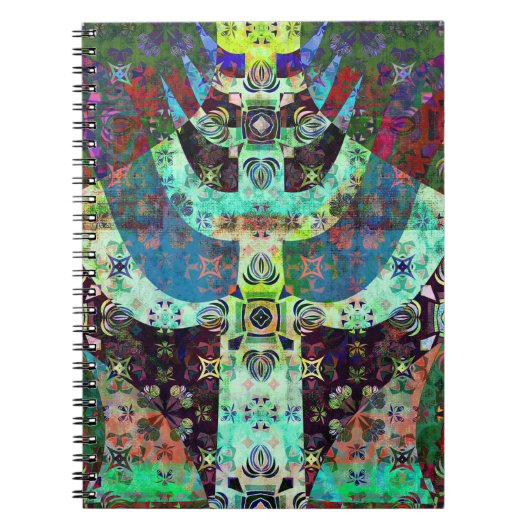 混合メディアスパイラルノートブック ノートブック (正面)