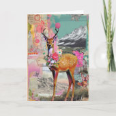 混合メディアディアコラージュすべての行事 カード (正面)