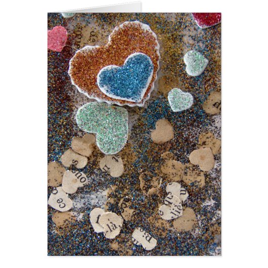 混合メディアハート (正面)