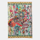 混合メディカラフルアたこキッチンタオル キッチンタオル (縦)