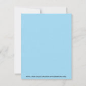 混合メディカラフルアの猫コラージュ サンキューカード (裏面)