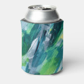 混合メディ絵画アの芸術的デザイン 缶クーラー (缶裏面)