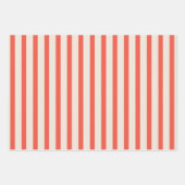 混合モダンストライプクリスマス ラッピングペーパーシート (正面2)