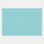 混合ラッピングシートピンク – 青 – ターコイズ ラッピングペーパーシート (正面)