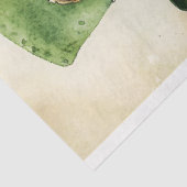 混合レーススチームパンク人形、緑のAM6デコページ 薄葉紙 (詳細)