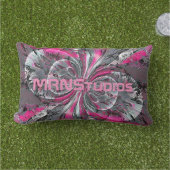 混合信号腰枕 アウトドアクッション (芝生)