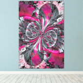 混合信号 キャンバスプリント (インサイチュ (ウッドフロア))