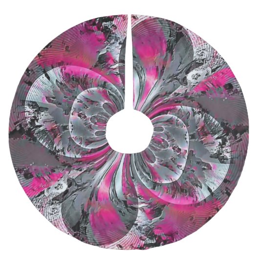 混合信号 ブラッシュドポリエステルツリースカート (正面)