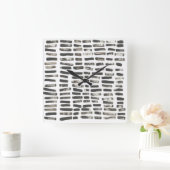 混合信号III スクエア壁時計 (ホーム)