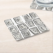 混合信号IV スクエアペーパーコースター (アングル)