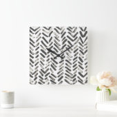 混合信号VII スクエア壁時計 (ホーム)