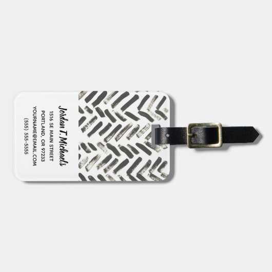 混合信号VII ラゲッジタグ (正面横)