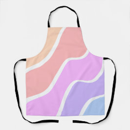 混合光の色のグラデーション エプロン