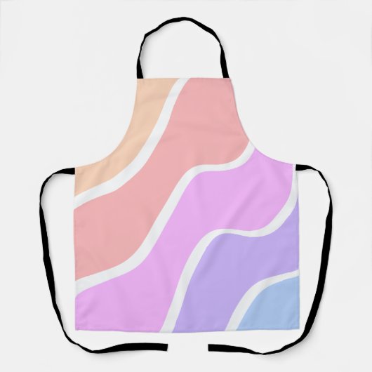 混合光の色のグラデーション エプロン (正面)