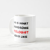 混合学者素晴らしで コーヒーマグカップ (正面左)