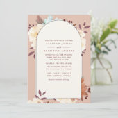 混合家族の植物秋の花 招待状 (スタンド正面)