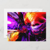 混合感覚抽象芸術 ポストカード (正面/裏面)